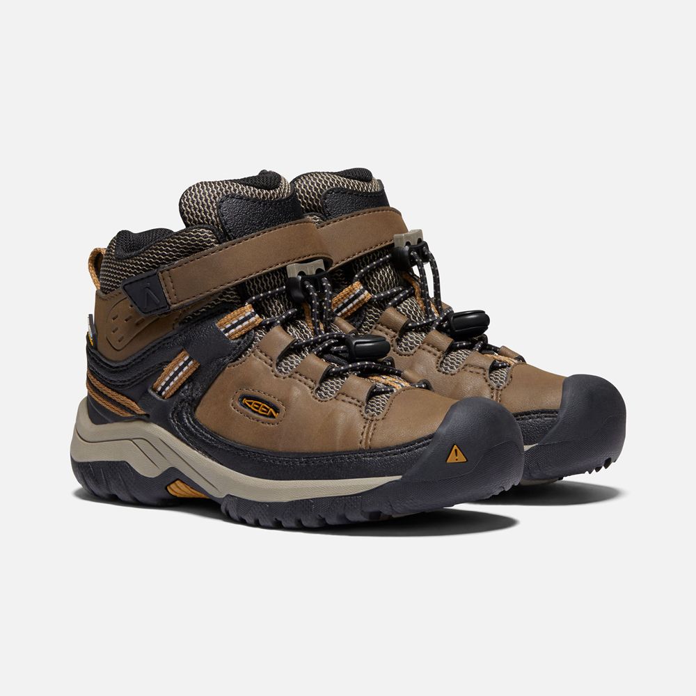 Keen Outdoor Bot Çocuk Kahverengi/Siyah - Targhee Waterproof - Türkiye ZSGH83104